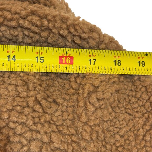 Parisian Teddy Coat Faux Shearling Mocha Longline US 6 (UK 10) NWT - Picture 14 of 16